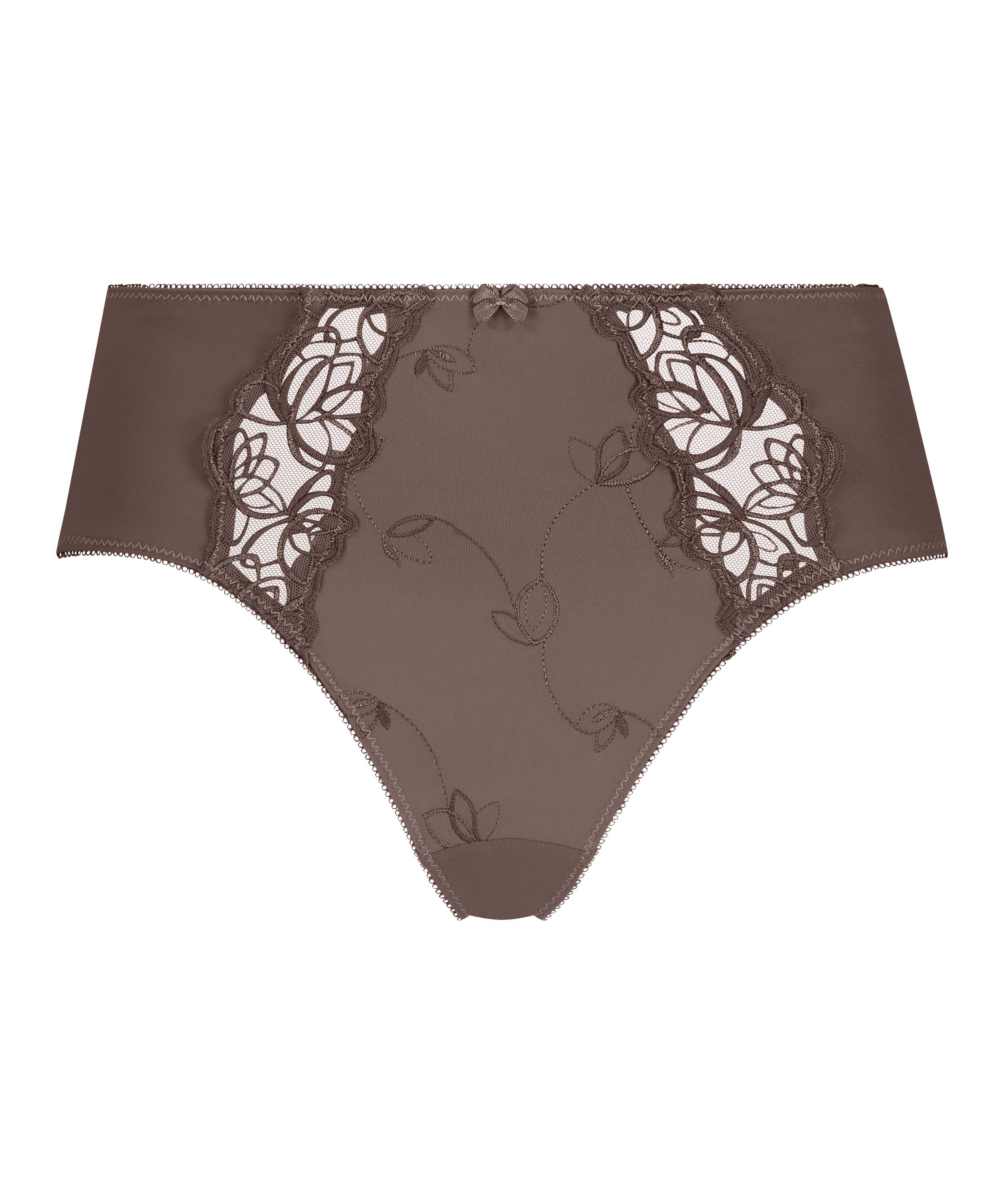 Diva High Knickers, Brown, main