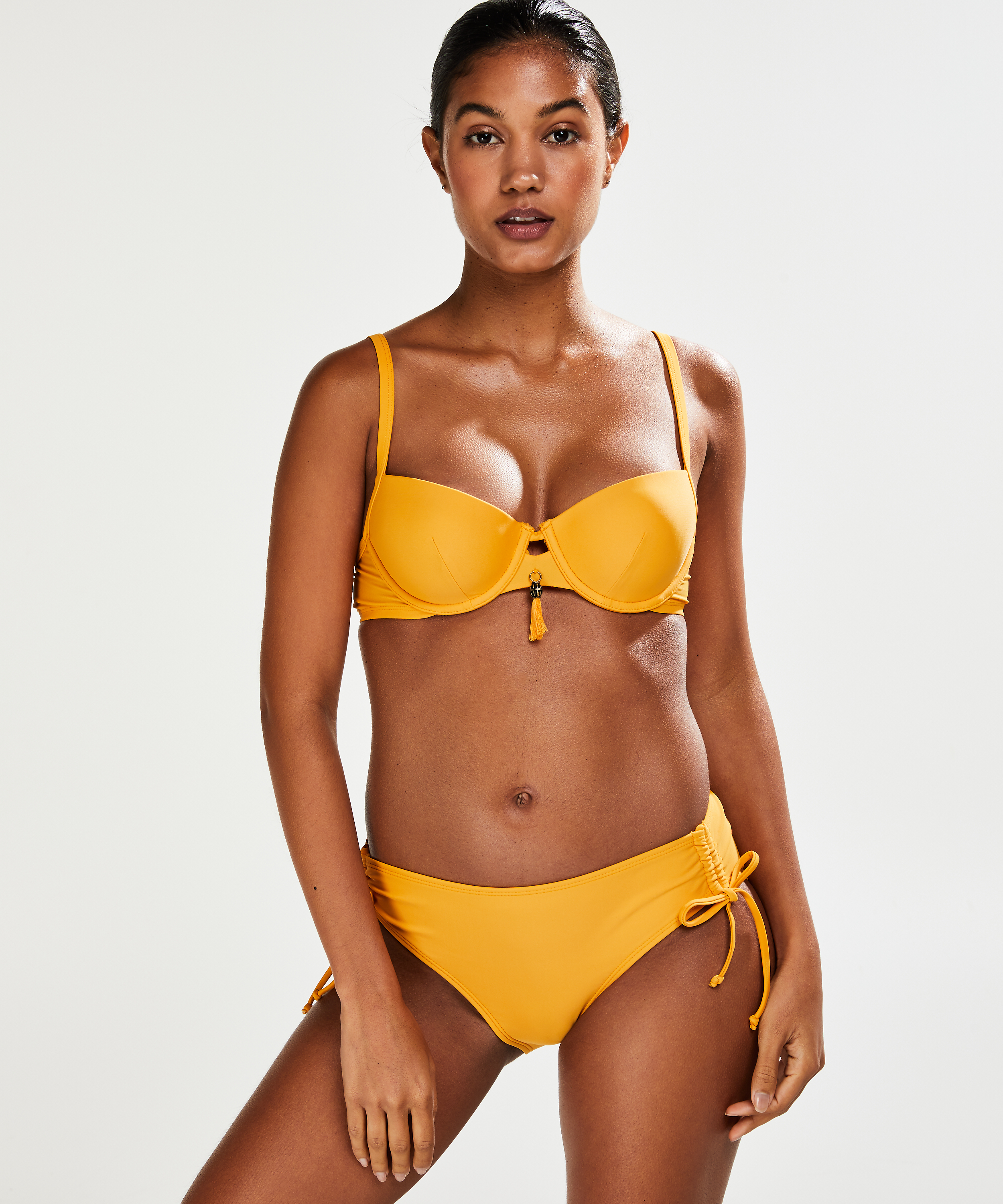 Amanda Queen Rio Bikini Bottoms, Yellow, main
