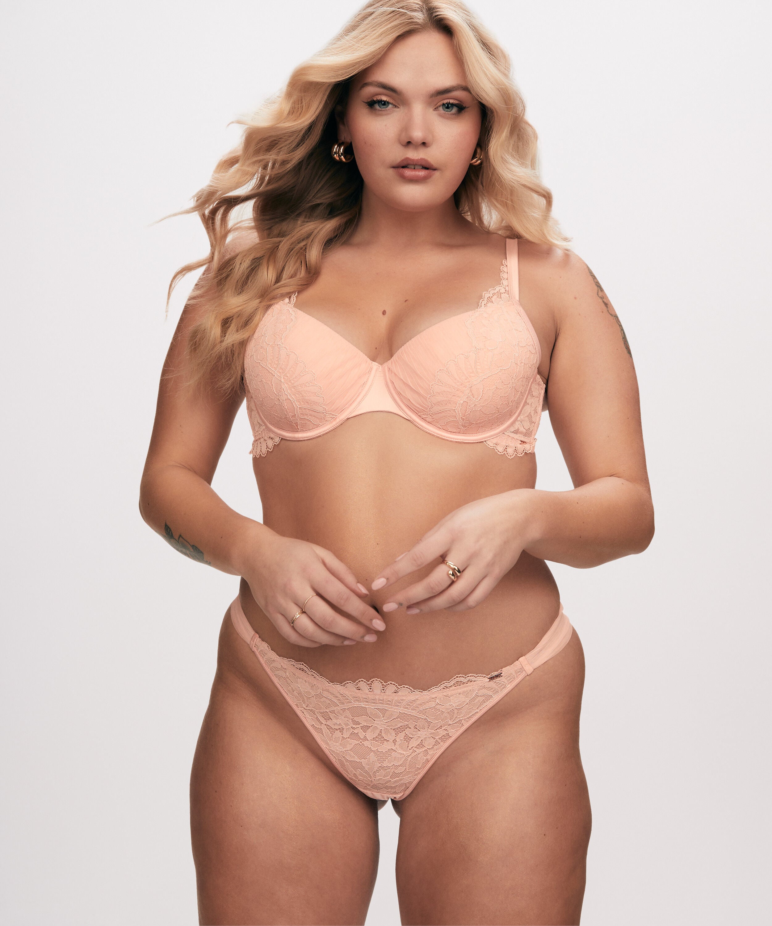 Antonia Padded Underwired Bra, Pink