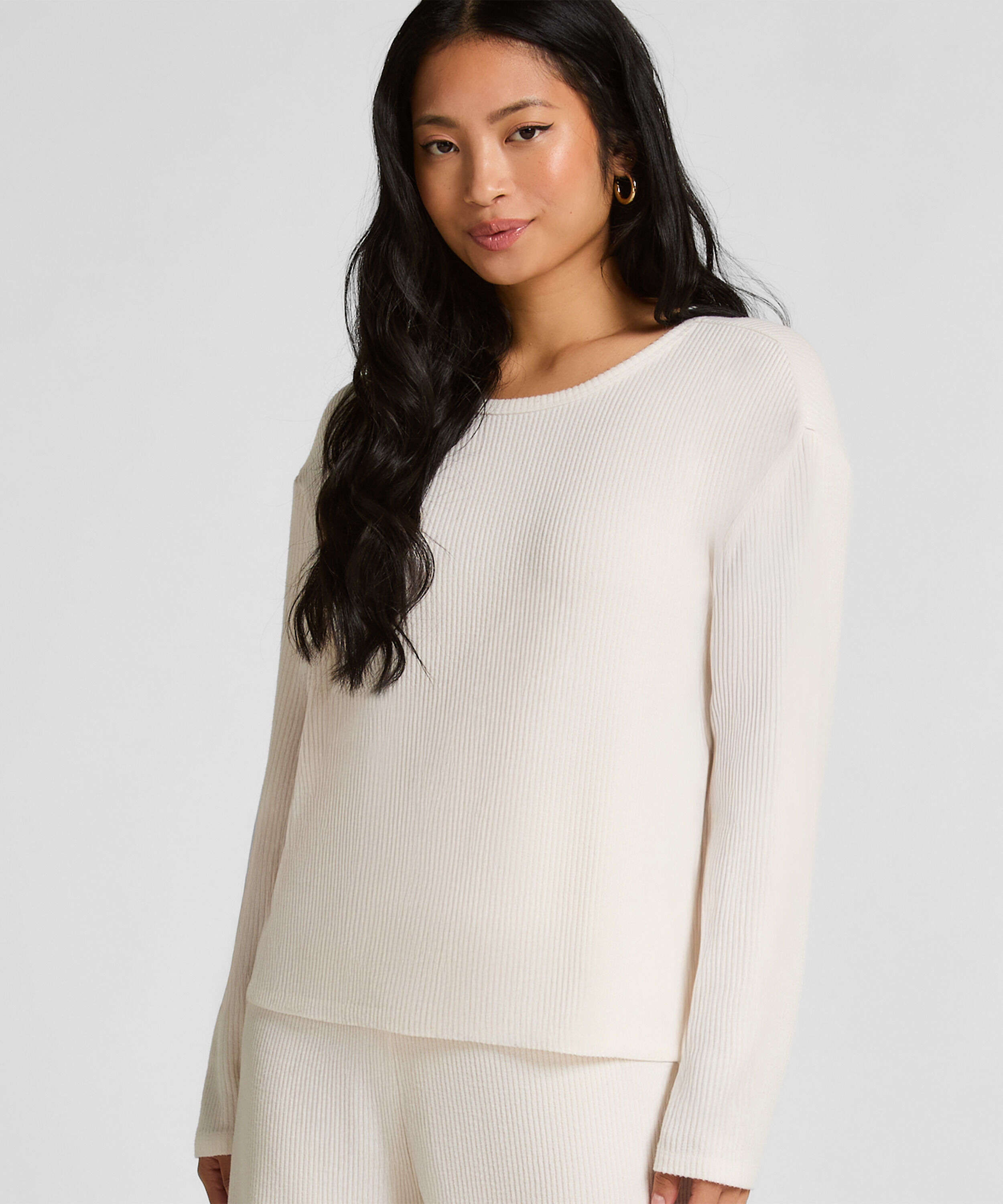 Jersey Long-Sleeved Pyjama Top
