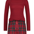 Twill pyjama set, Red