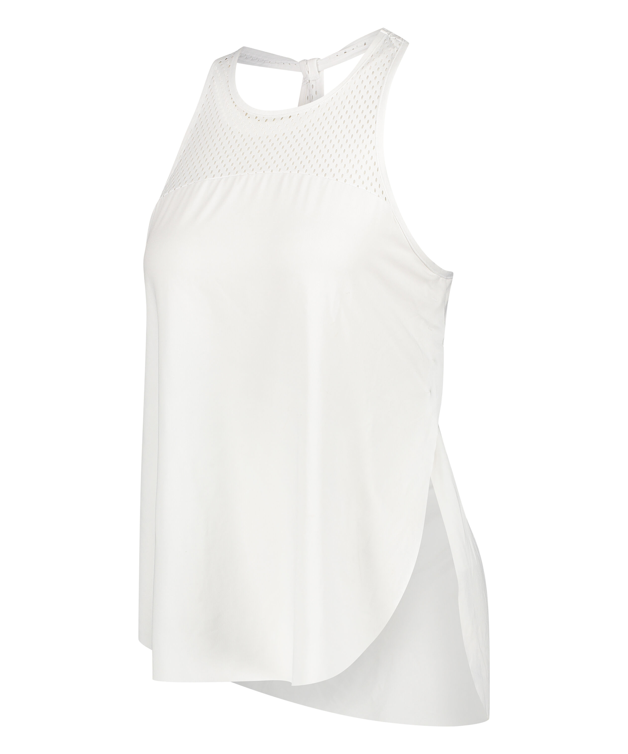 HKMX loose fit tank top, White