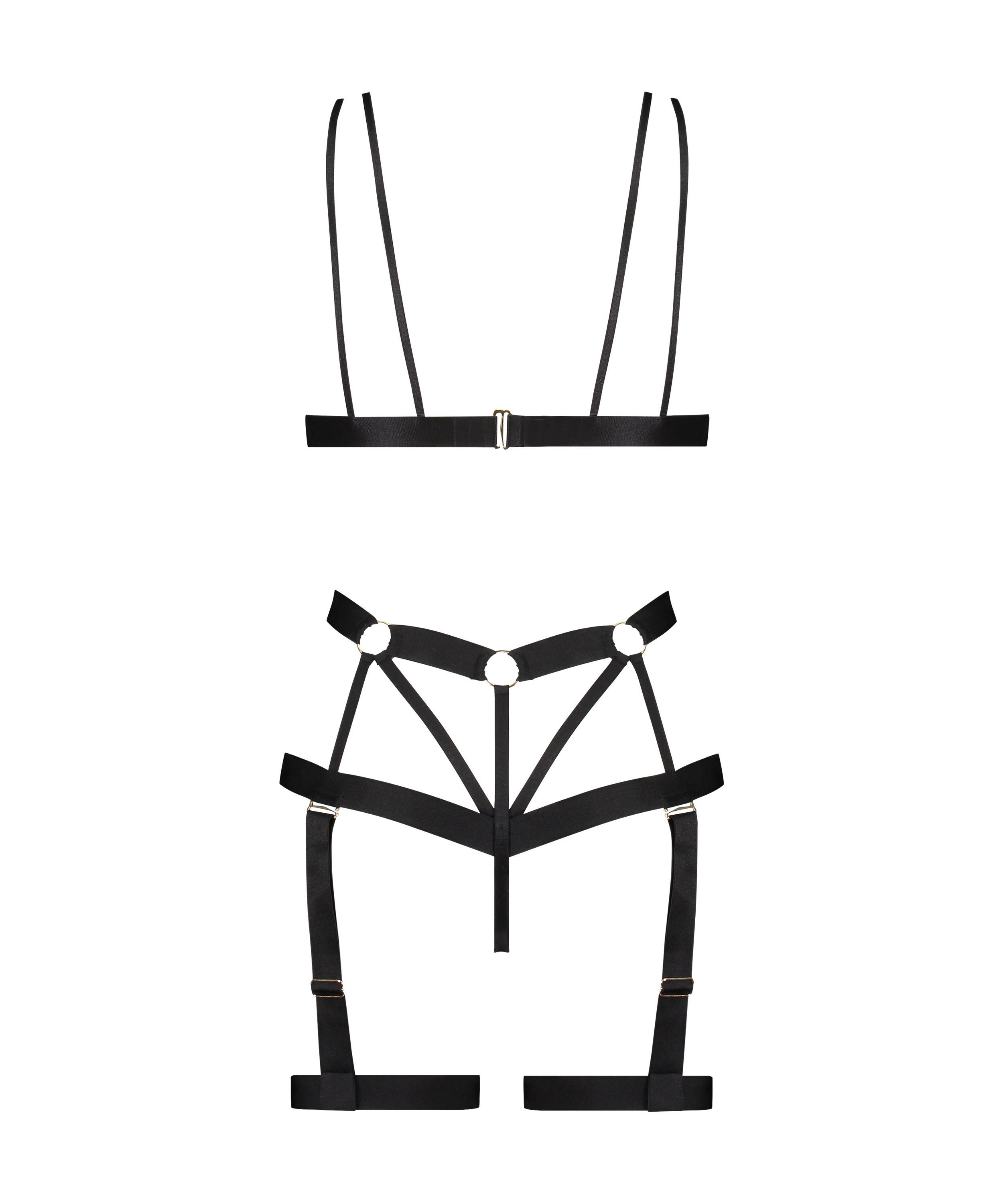 Private Hedonist Open Crotch Body, Black, main