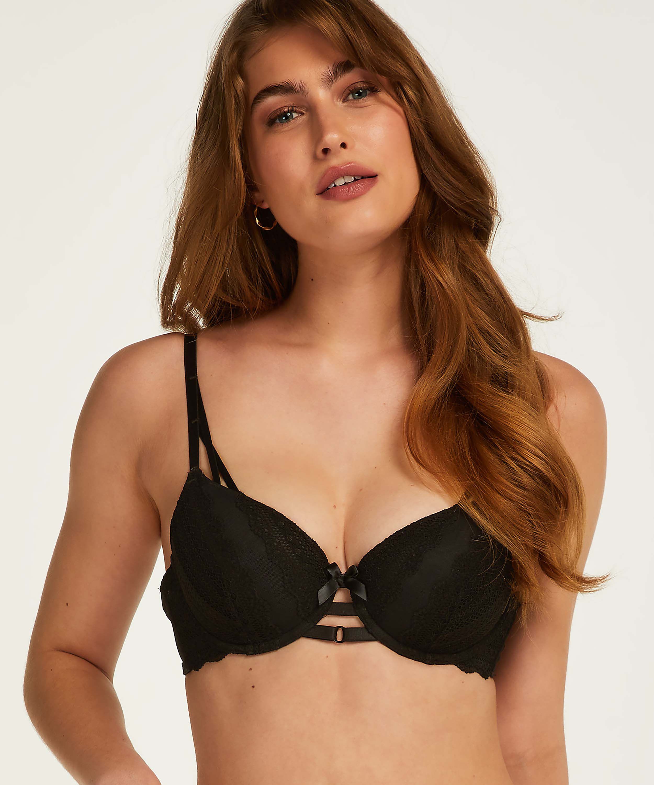 Mahina Padded Underwired Bra, Black