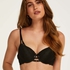 Mahina Padded Underwired Bra, Black