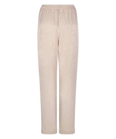 Satin Trousers, Beige