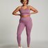 HKMX High waisted seamless sport legging, Purple