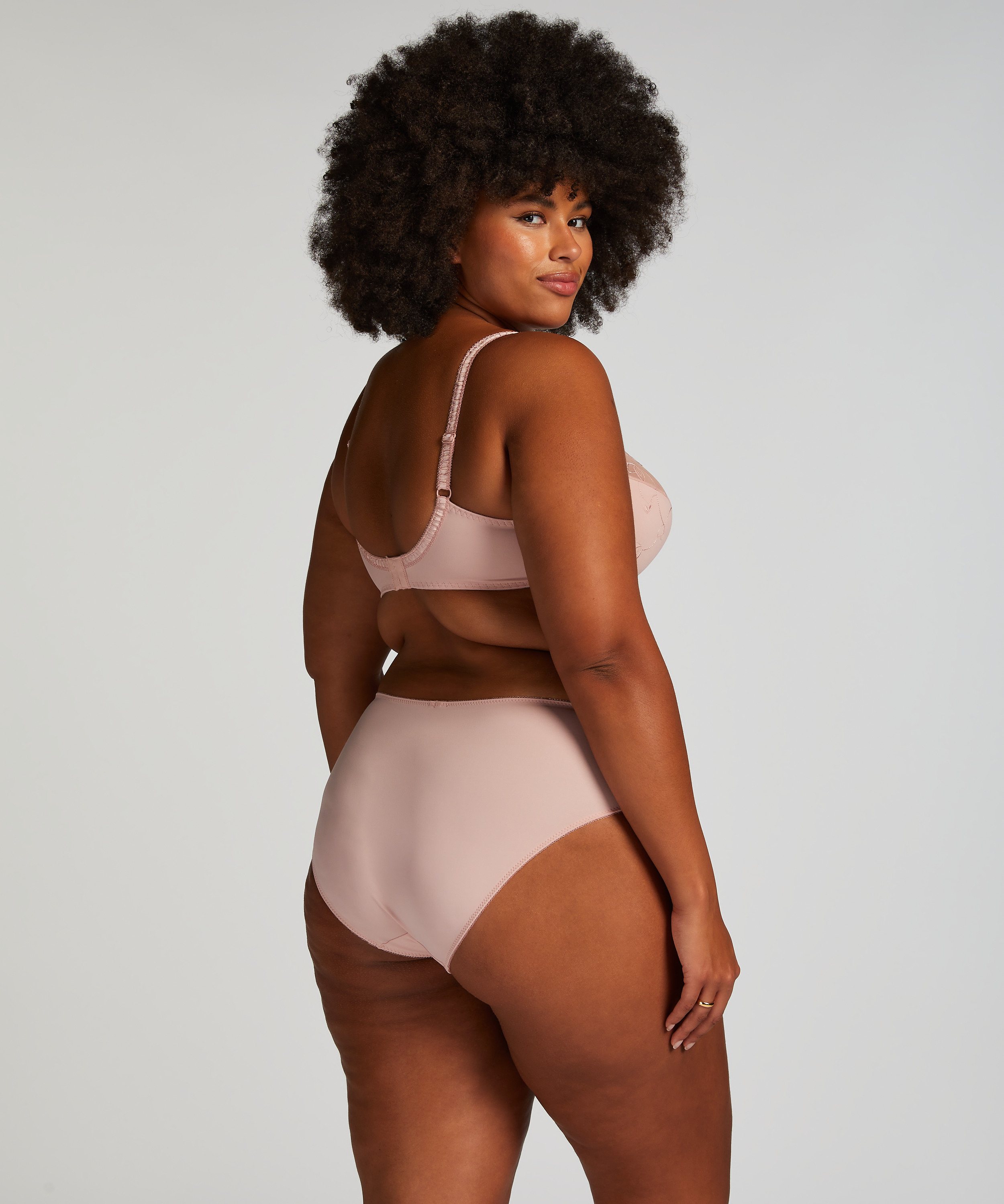 Diva Non-Padded Underwired Bra, Pink, main