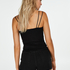 Seamless spaghetti top, Black