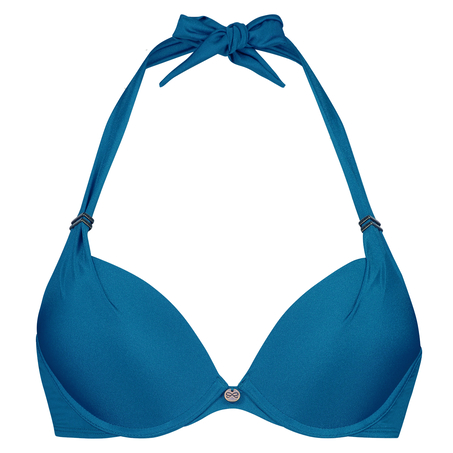 Sunset Dream Padded Push-Up Bikini Top Cup A - E, Blue