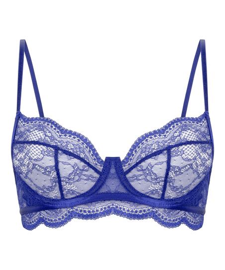 Isabelle Non-Padded Underwired Bra, Blue