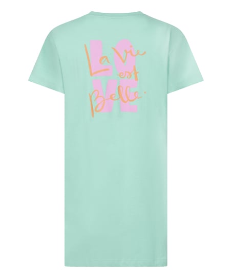 Round Neck Nightshirt, Green