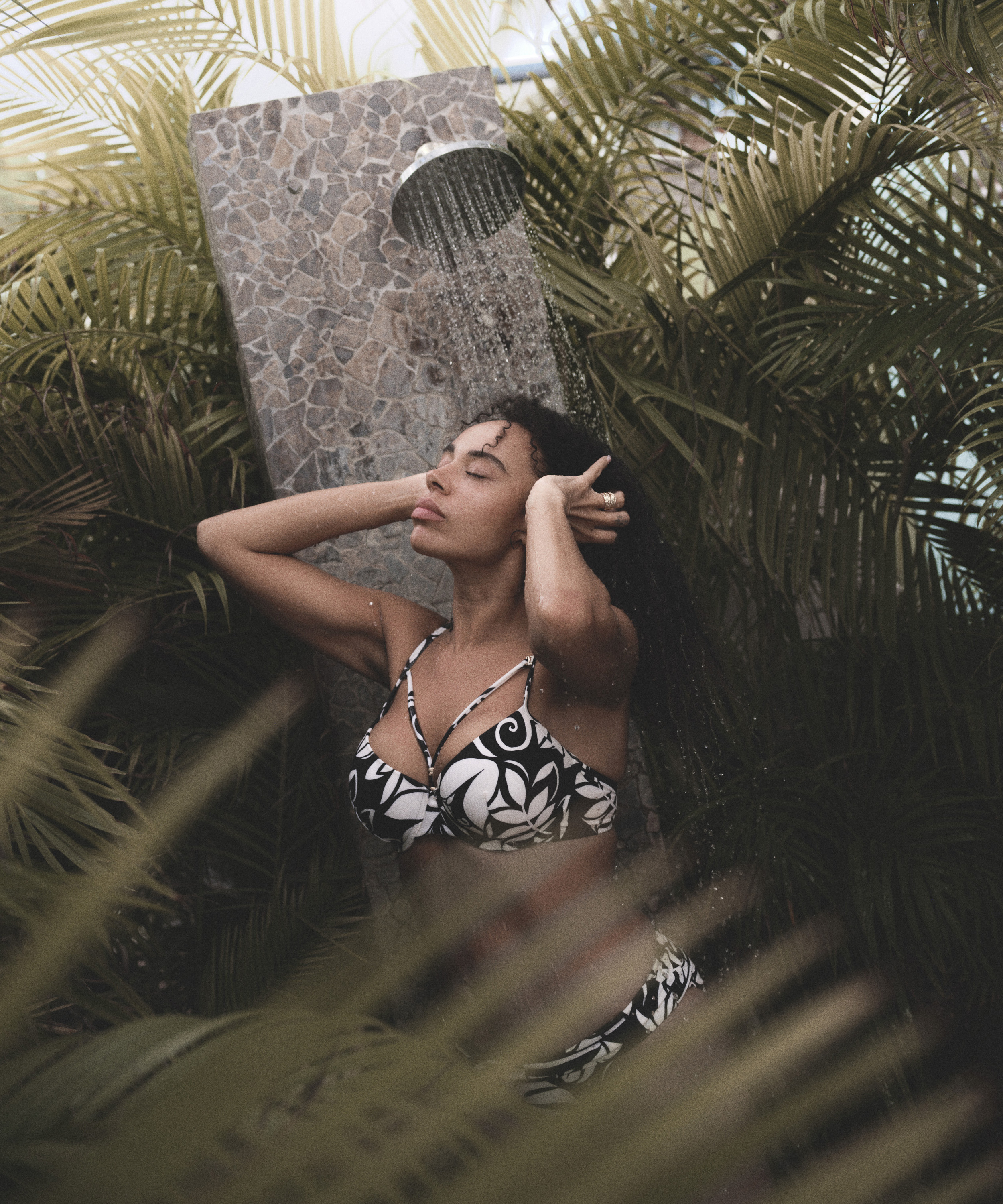 Mauritius Bikini Top, Black, main