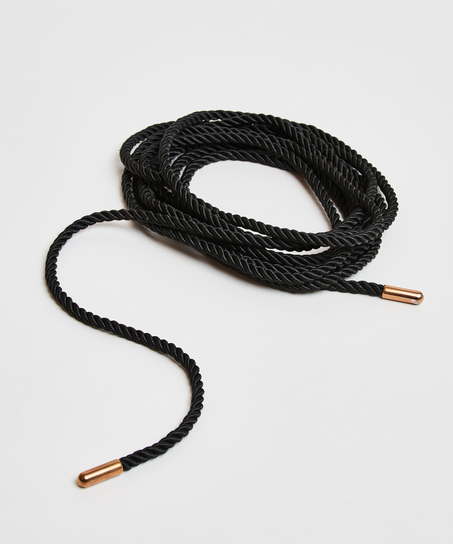 Private Body Bondage rope, Black