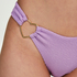 Crinkle Brazilian bikini bottoms, Purple