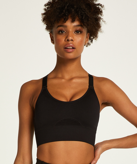 HKMX Sports bra The Comfort Level 1, Black