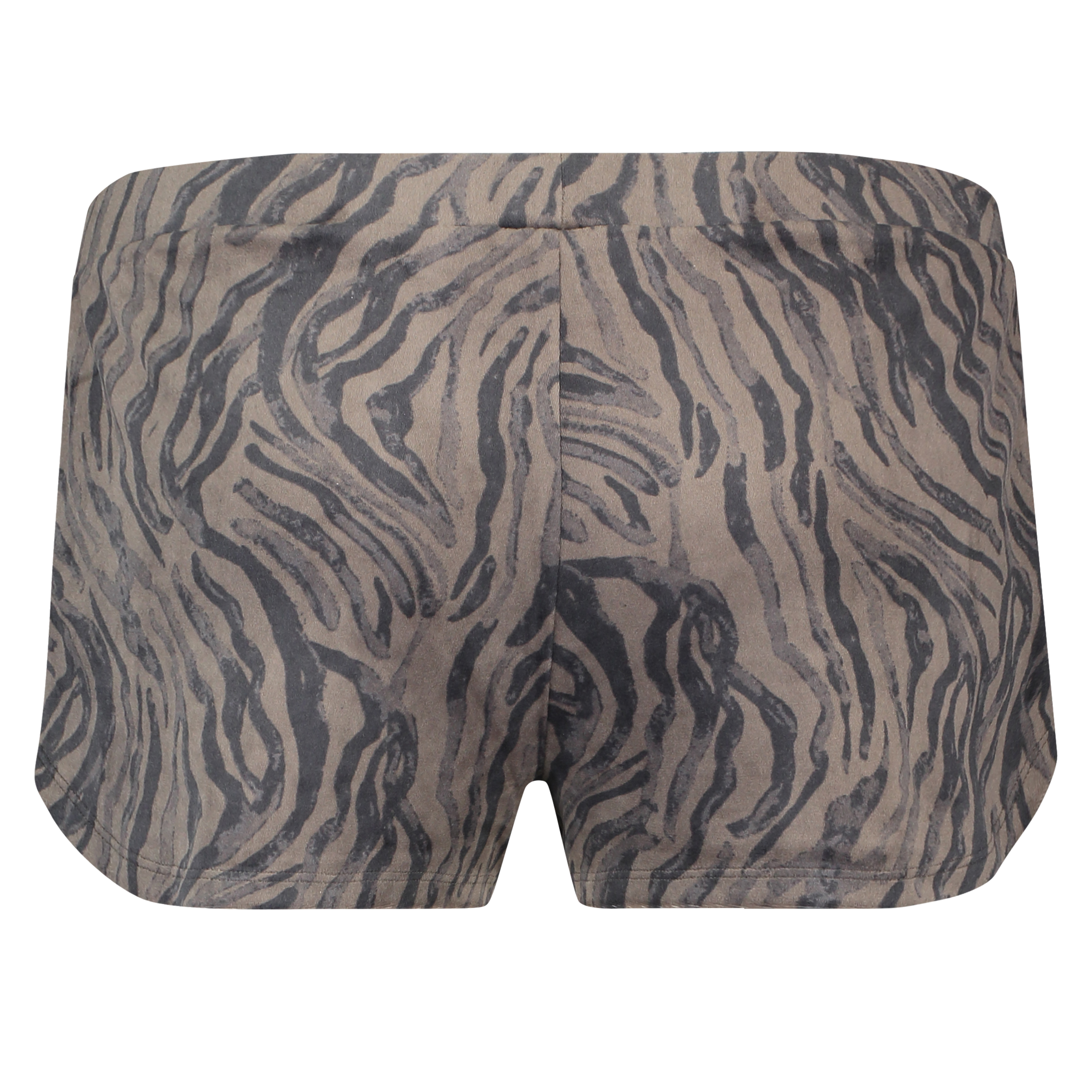 Velour pyjama shorts, Grey, main