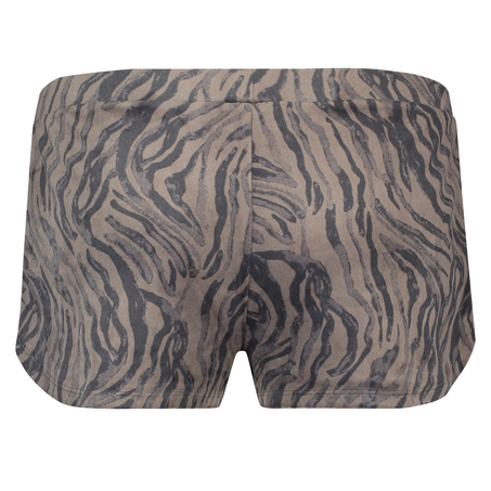 Velour pyjama shorts, Grey