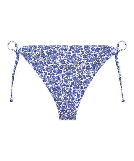 Lobos Cheeky Tanga Bikini Bottoms, Blue