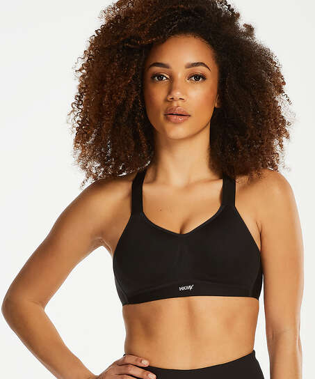 HKMX The Infinity sports bra level 2, Black