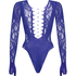 Statement Bodysuit, Blue