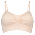 Seamless strappy top, Beige