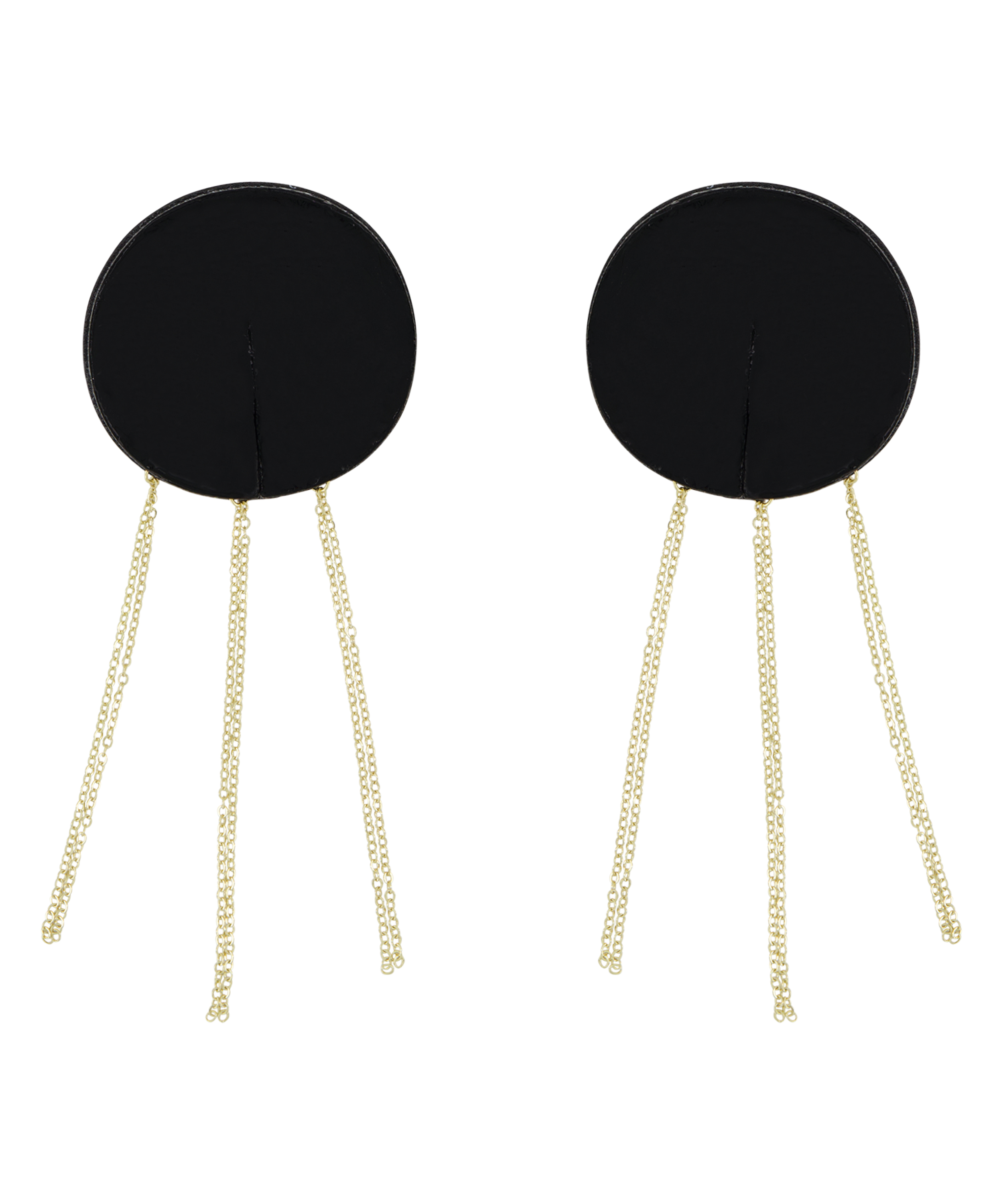 Diamond Chains Nipple Covers, Black, main