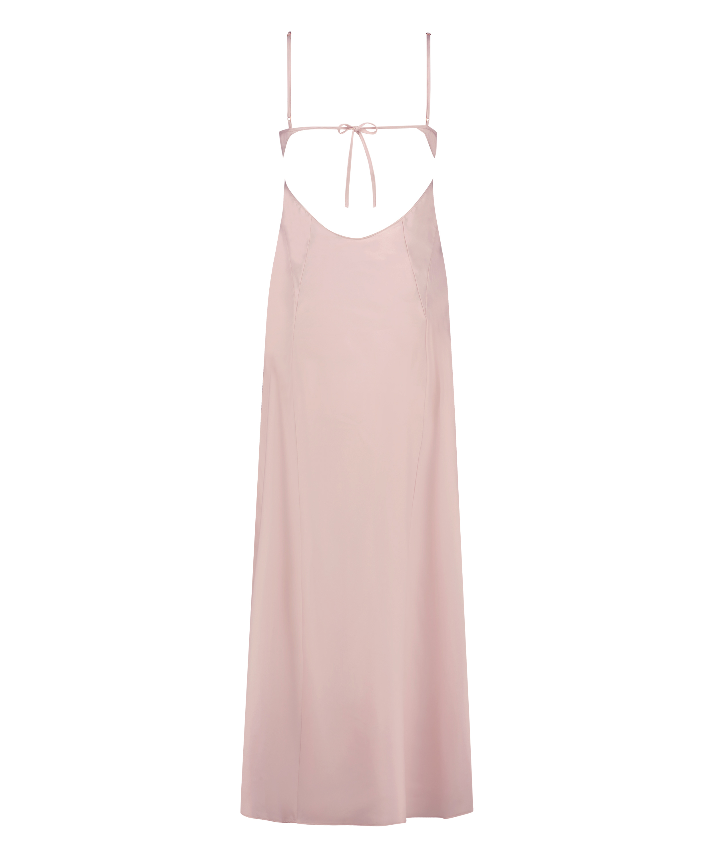 Amelie Satin slip dress, Pink, main