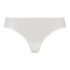 Invisible thong Stripe mesh, White