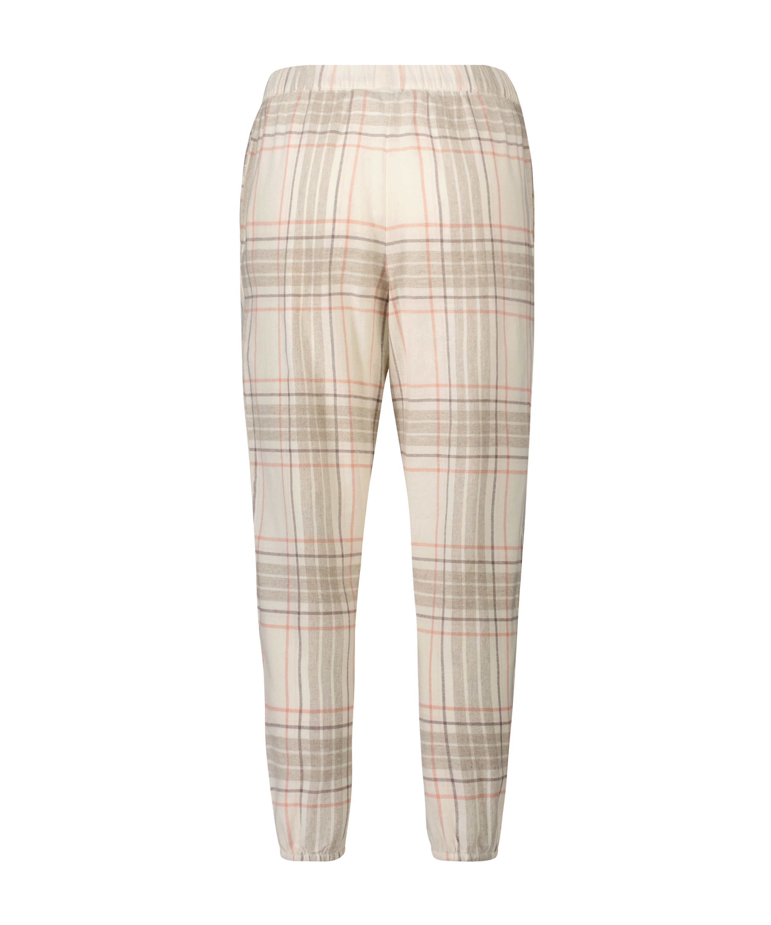 Tall Twill Check pyjama pants, Grey, main