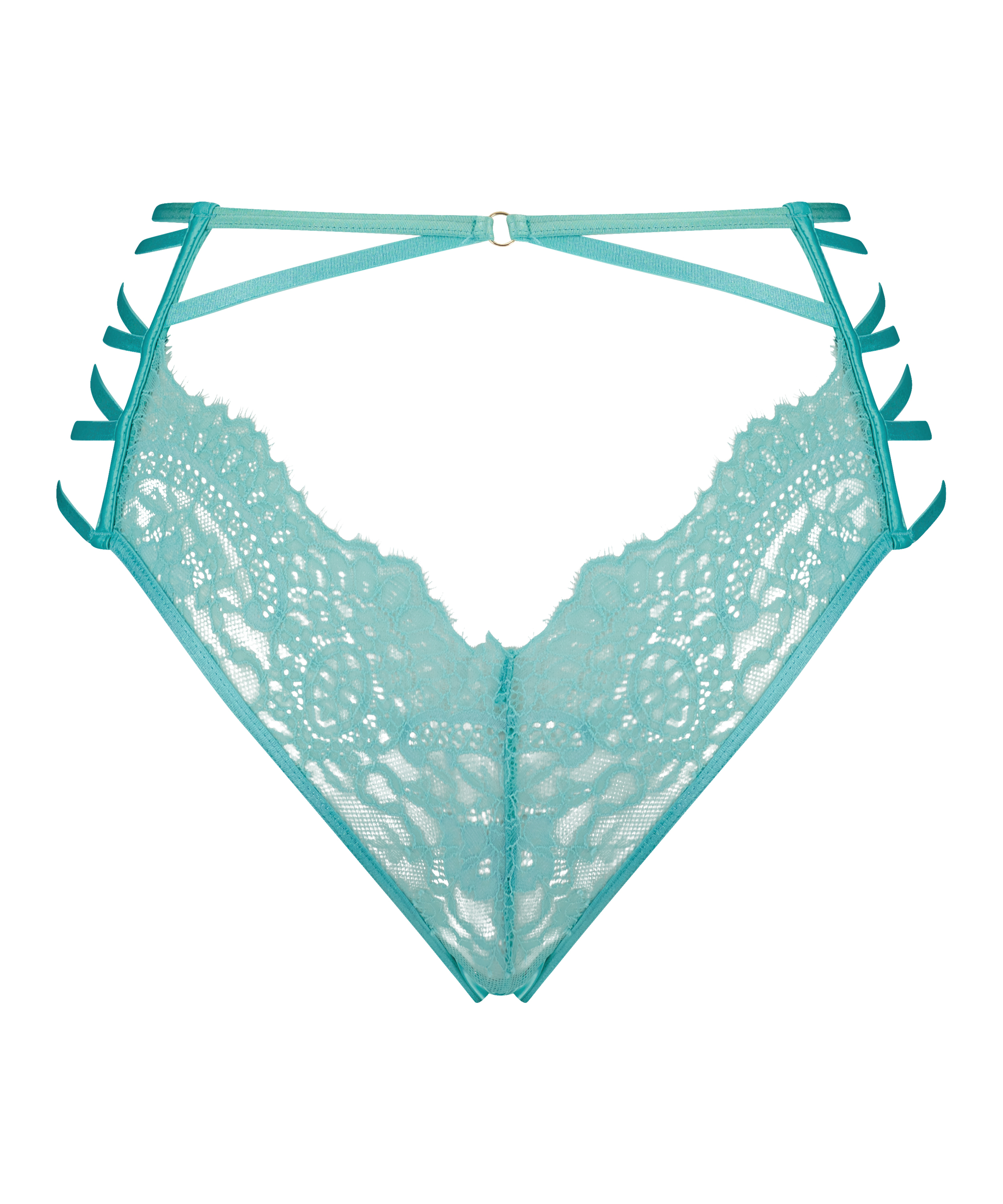 Monet Open Crotch Brazilian, Green, main