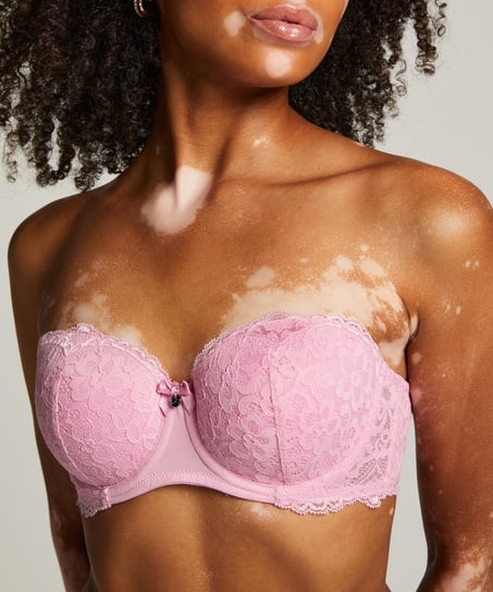 Marine Padded Underwired Bra, Pink