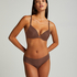 Invisible Brazilian Stripe mesh, Brown