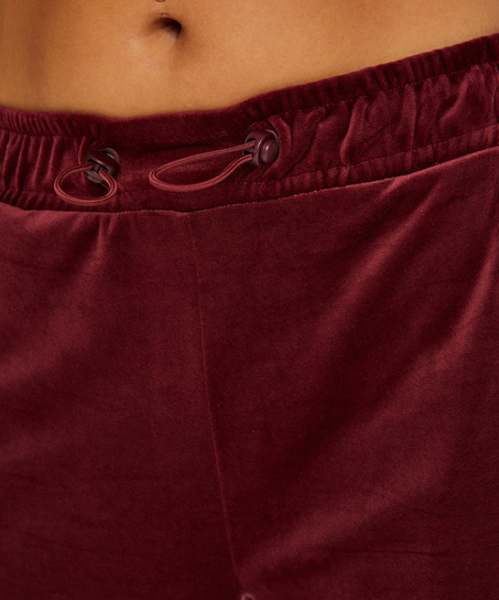 HKMX Sport pants Velours, Red
