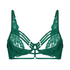 Iggy Half-Padded Underwired Longline Bra, Green