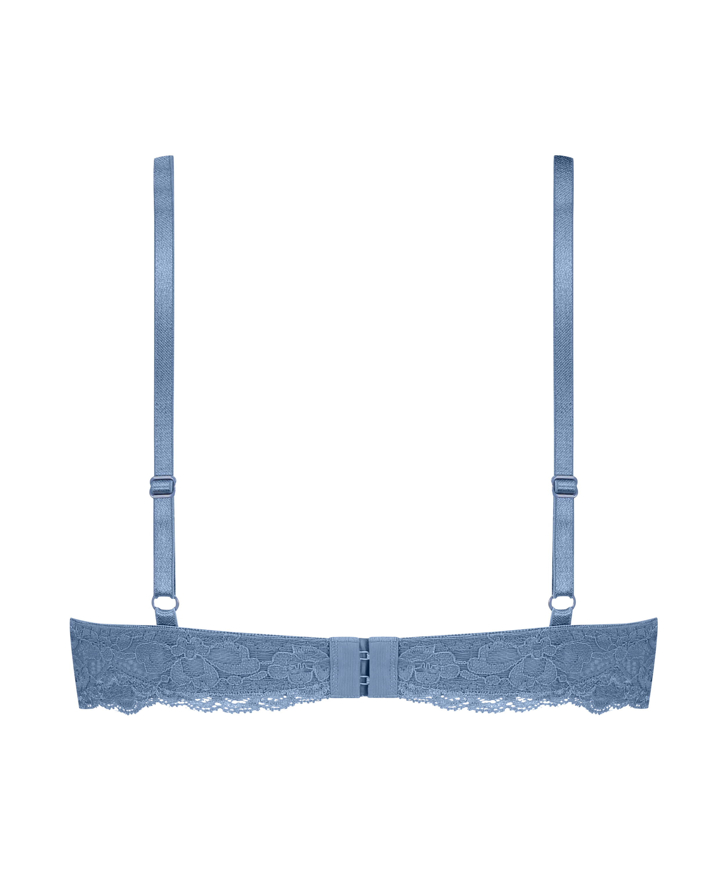 Marine Padded Underwired Push-Up Bra, Blue, main