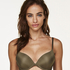 Angie Padded Underwired Push-Up Bra, Green
