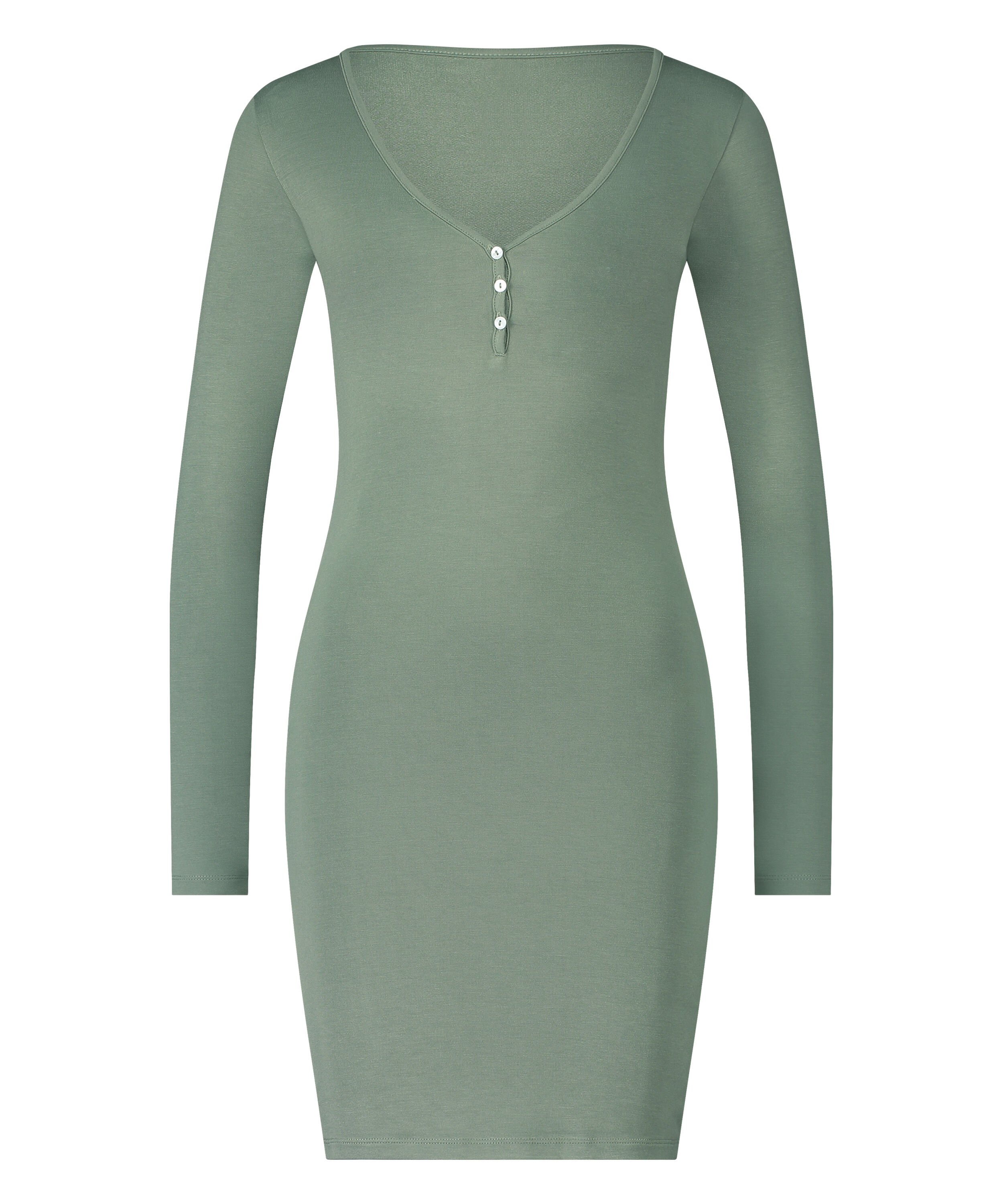 Henley Nightshirt, Green