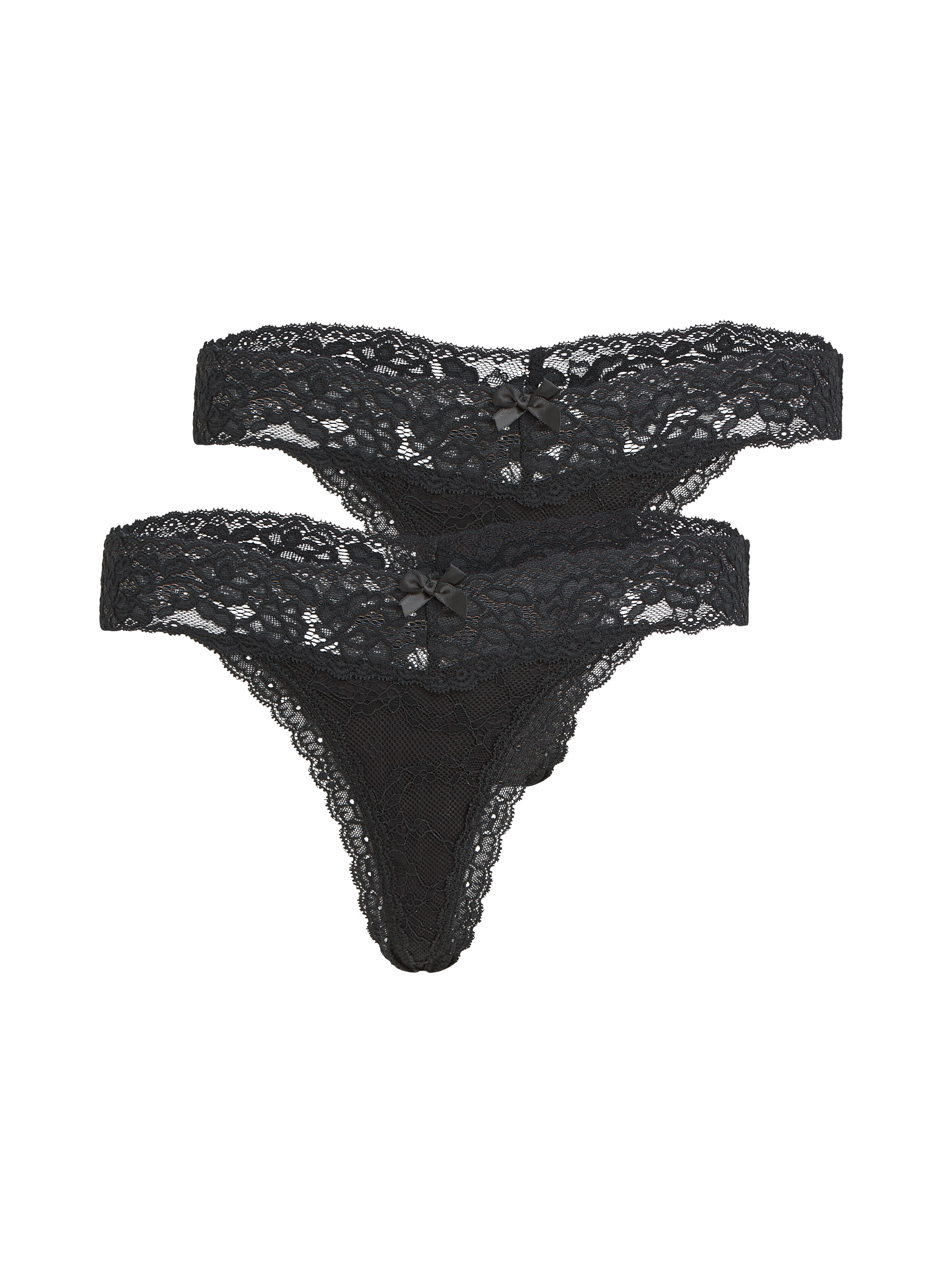 3-Pack Madison Thong, Black, main