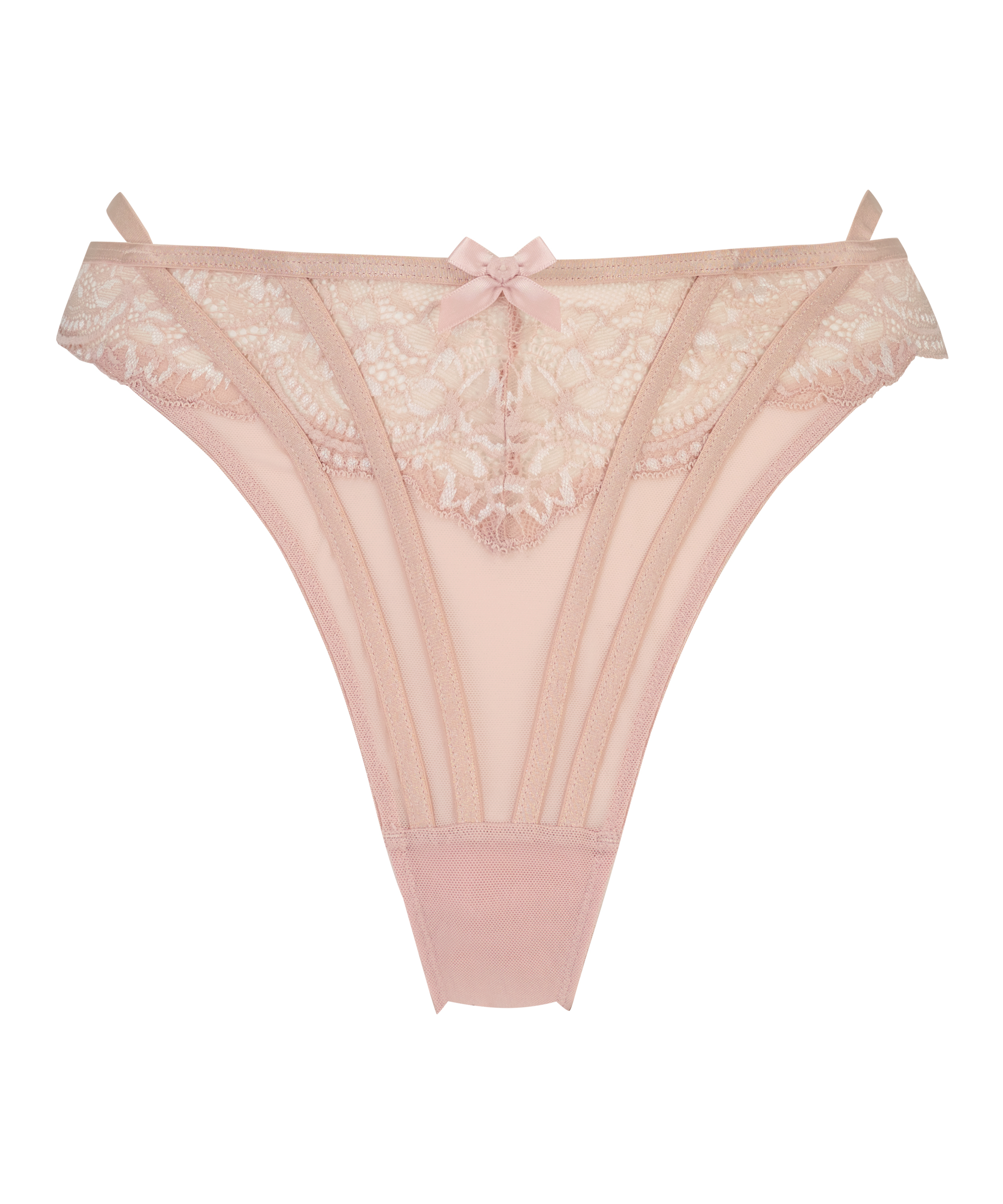 Kirsty High Leg Thong, Pink, main