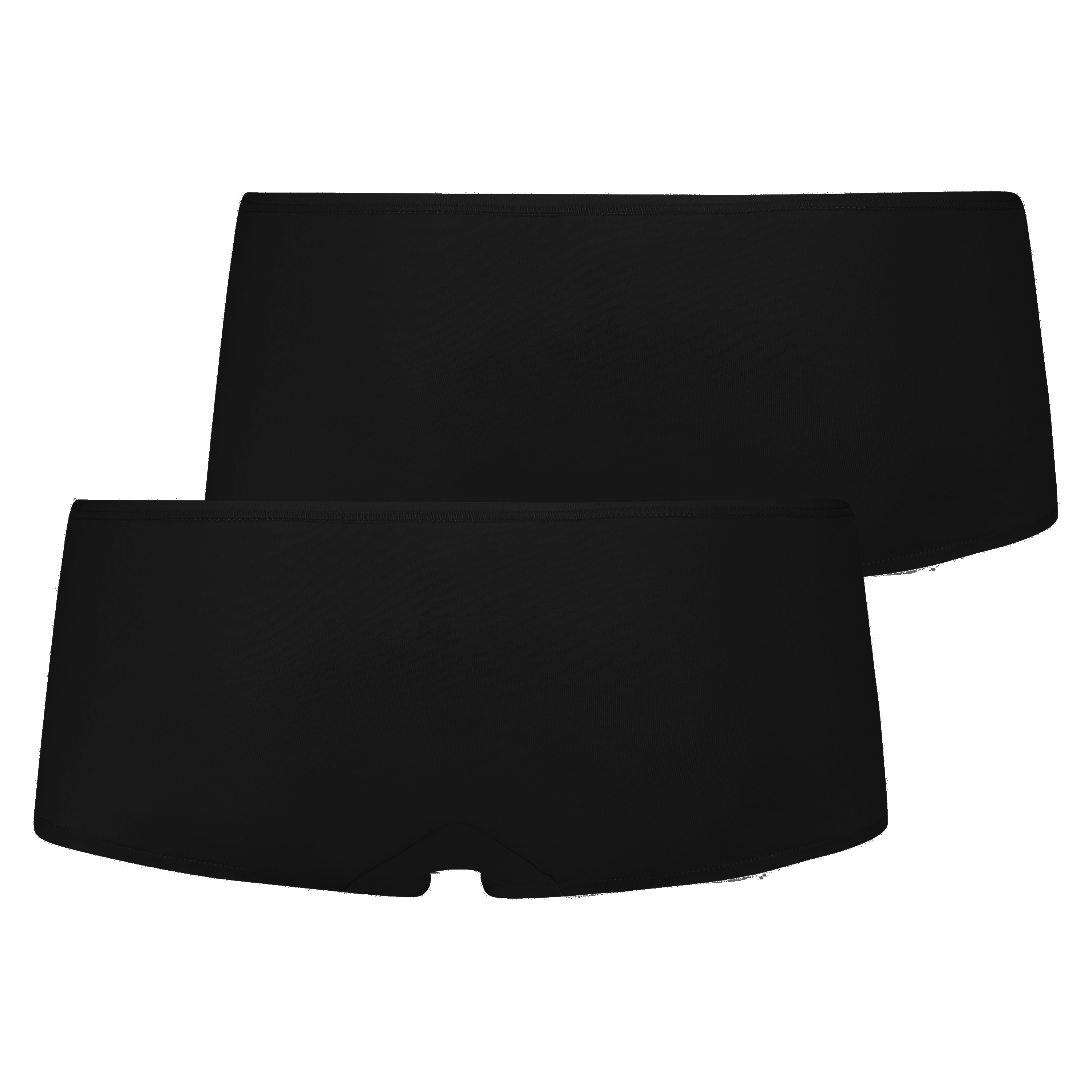 2 Cotton Boxers Kim, Black, main