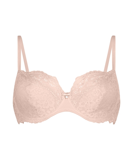 Marine Non-Padded Underwired Bra, Pink