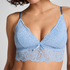 Posie Triangle Bralette, Blue