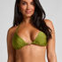 Yucatan Triangle Bikini Top, Green