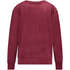 Long-sleeved Velours top, Red