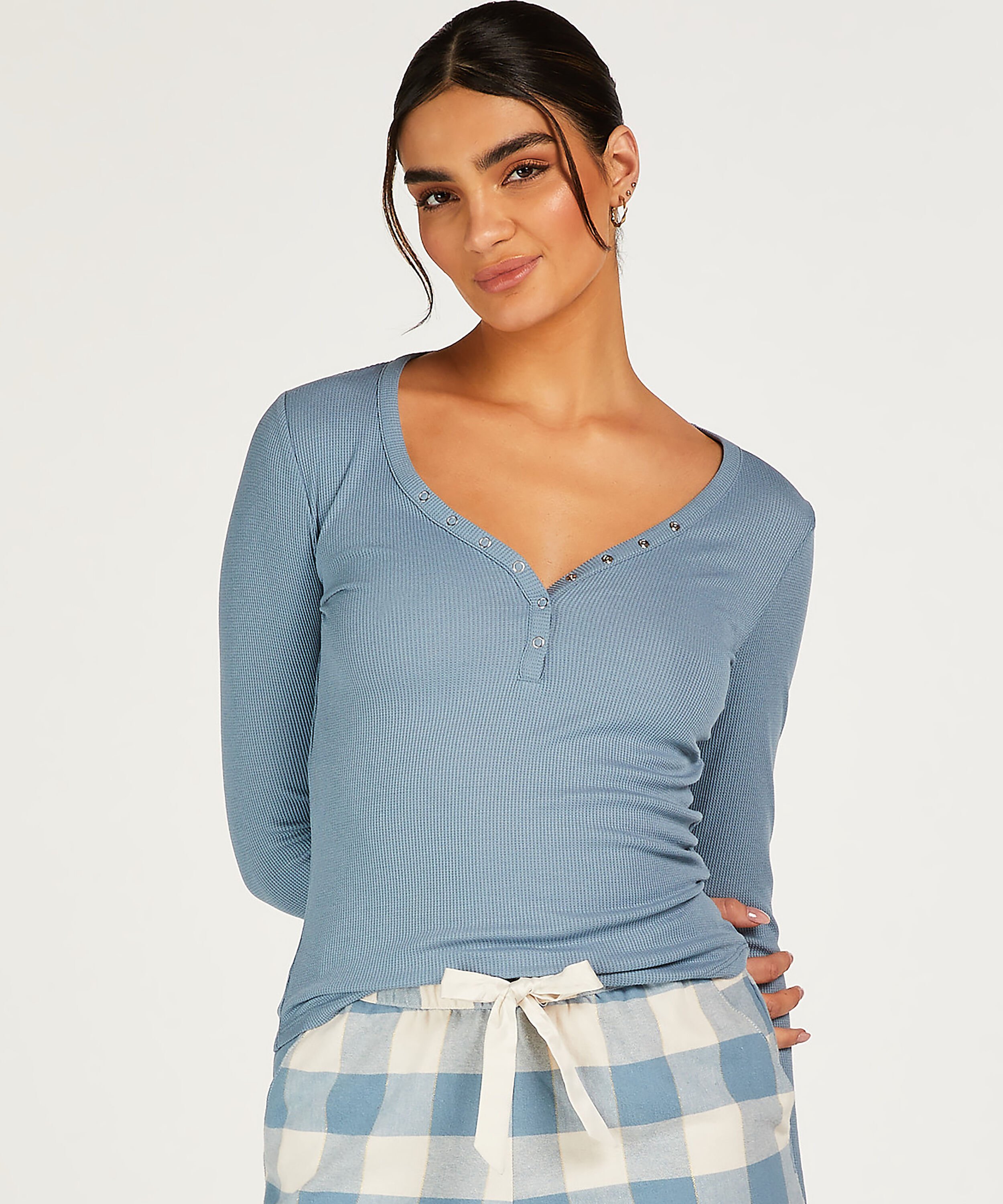 Long-Sleeved Pyjama Top