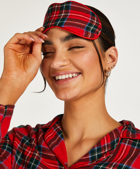 Twill Check Pyjama Set, Red