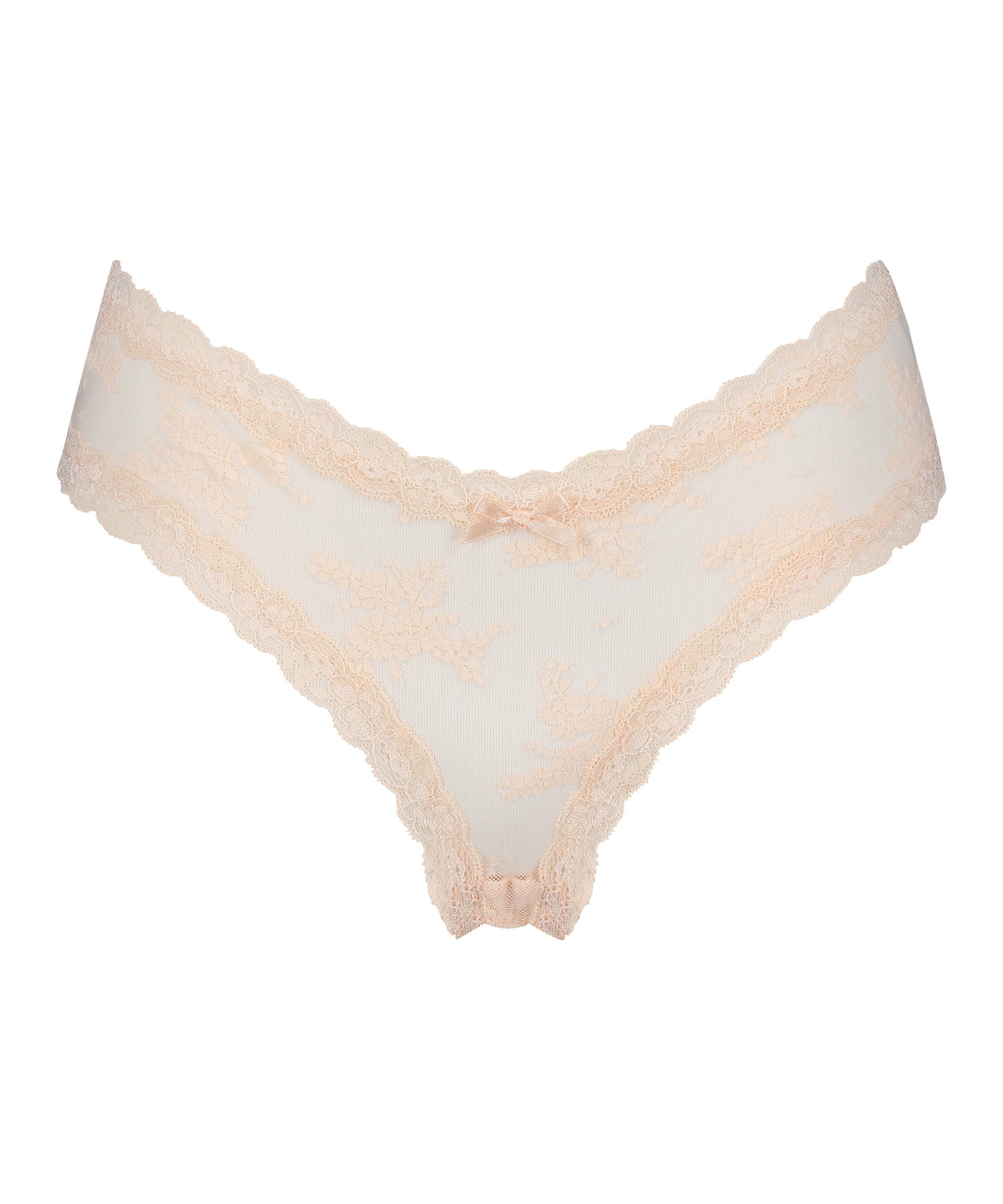 V-shape Mesh Brazilian, Pink, main