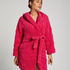 Fleece Bathrobe, Pink
