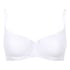 Cotton Padded Underwired Bra, White